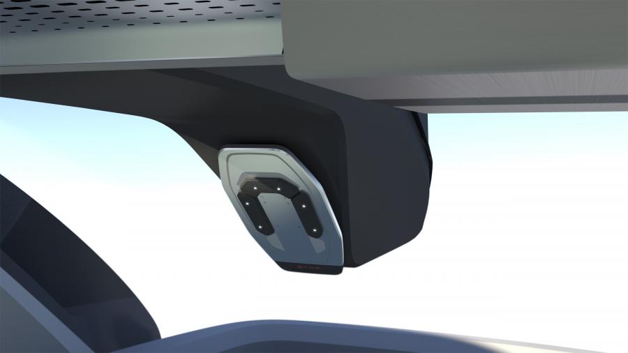 Детали интерьера Renault EZ-GO 2018 года  (фото 11 из 103)
